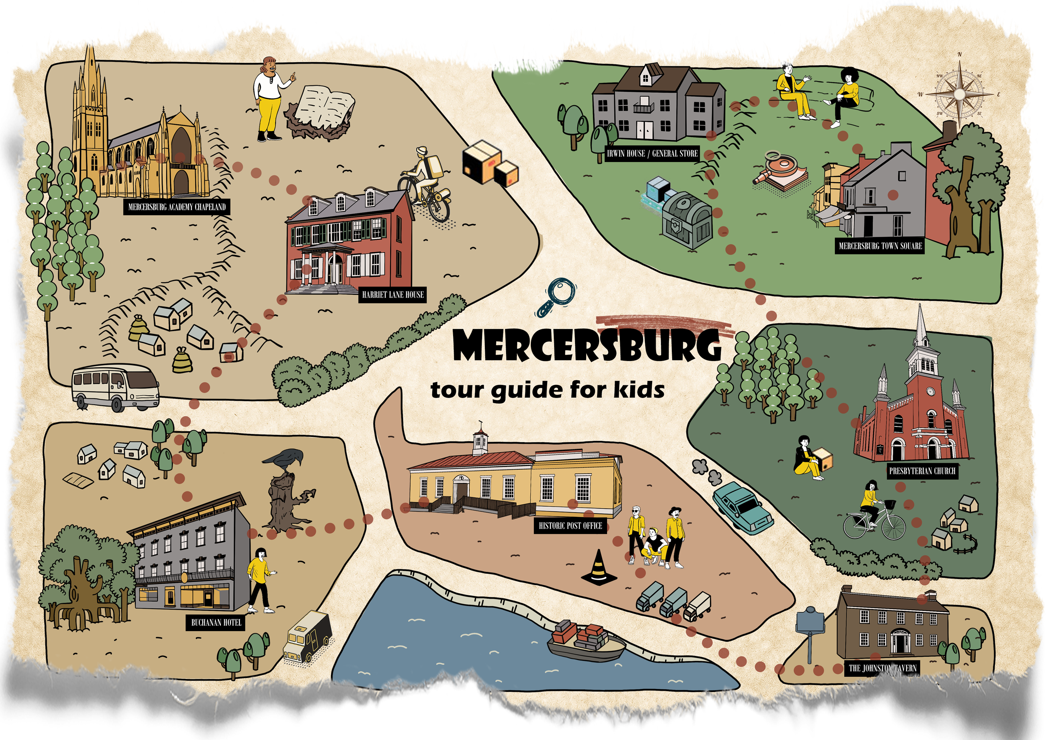 Mercersburg Tour Guide Map
