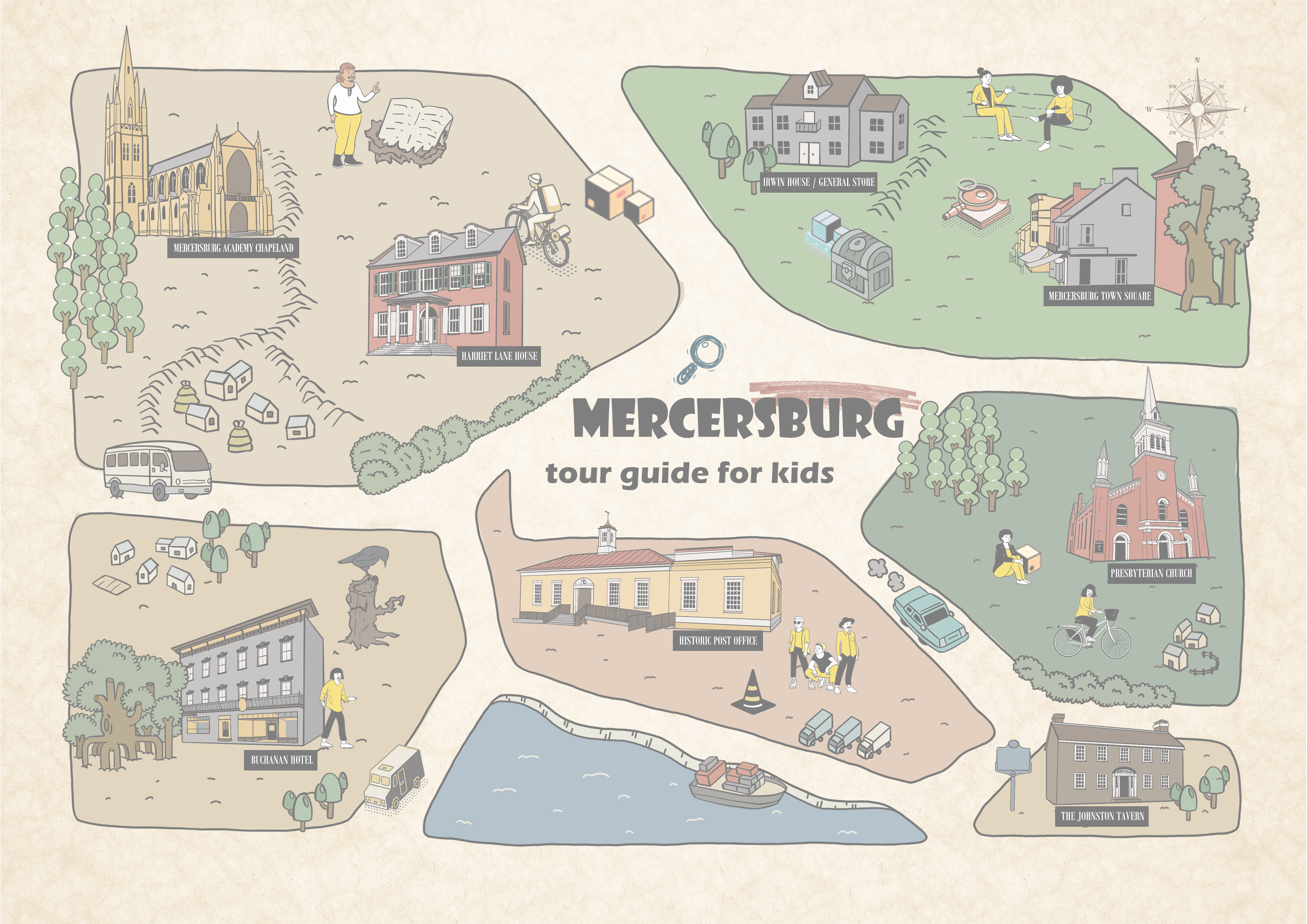 Mercersburg Tour Path